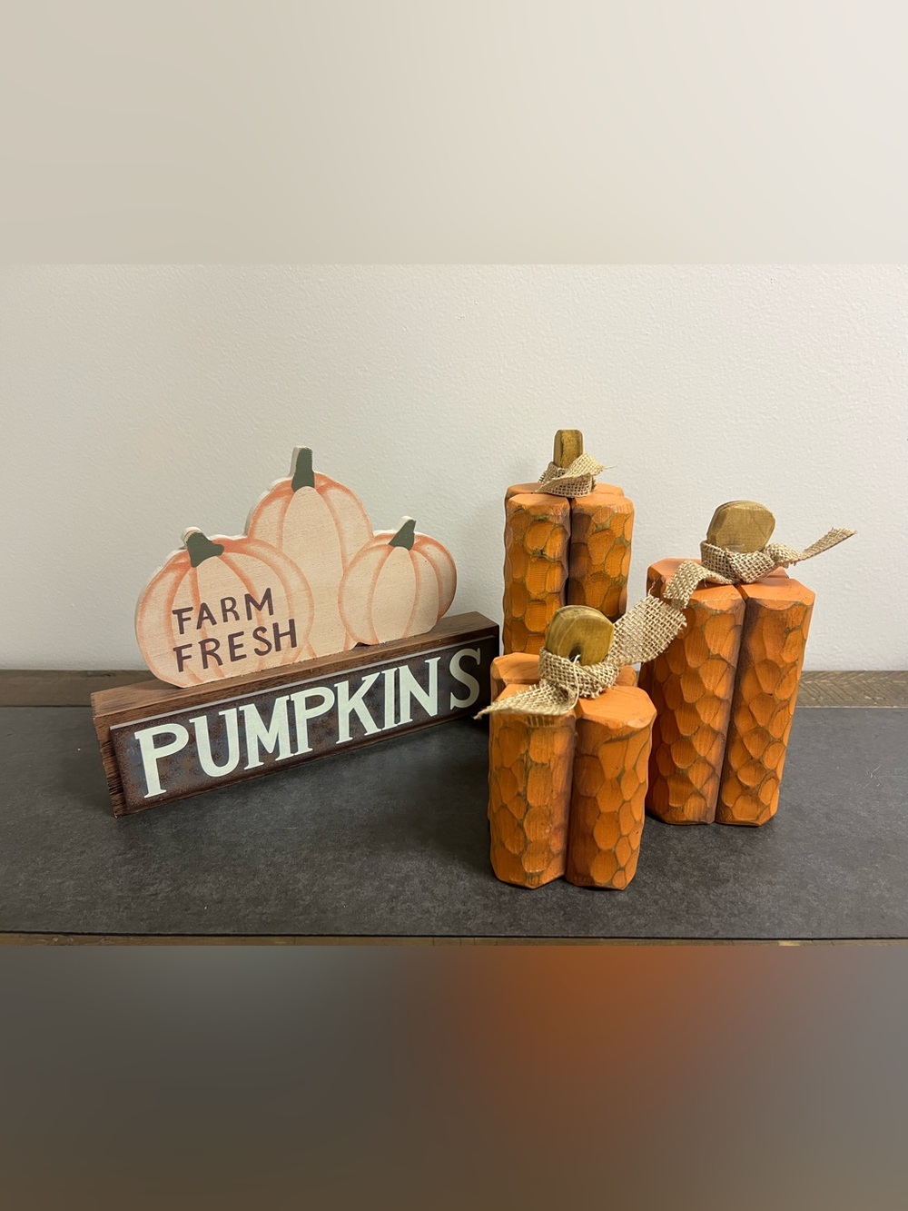 Wooden fall decor bundle